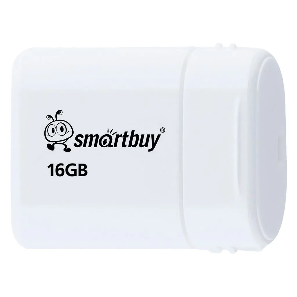 Флеш-драйв  16 GB USB 2.0 Smartbuy LARA White