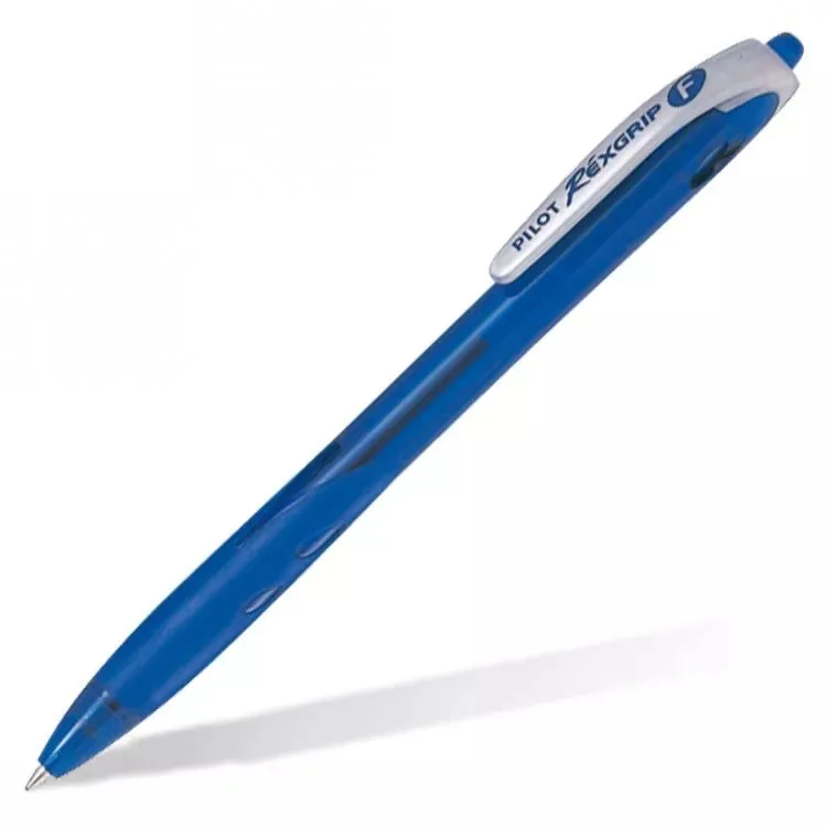 Ручка шариковая автомат. Rexgrip 0,7мм синяя