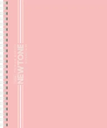 Тетрадь А5  96л кл. гребень Hatber "NEWtone PASTEL. Розовый кварц" софт-тач*