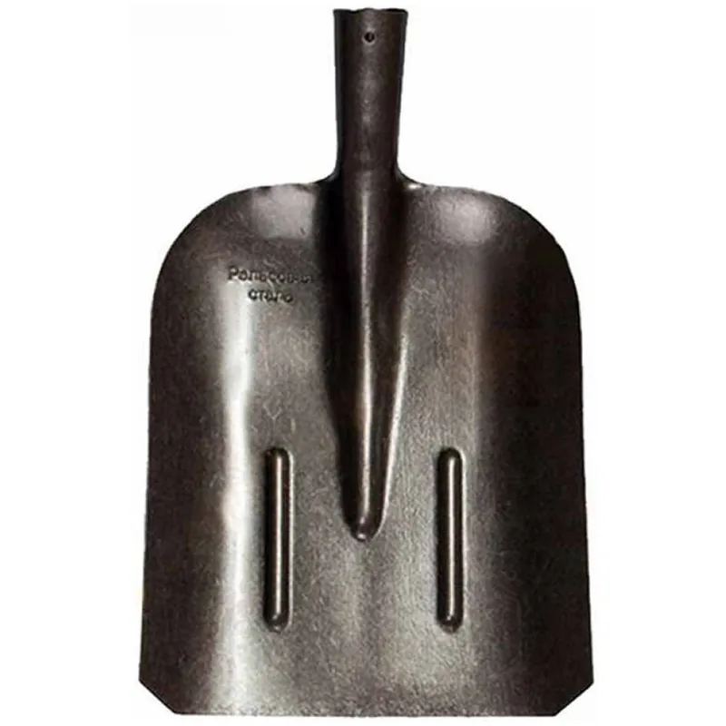 Лопата совковая ЛСП S504-5, рельс.сталь, с ребрами жесткости, 22*30см, без черенка (ПОД ЗАКАЗ)