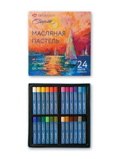 Пастель масляная Сонет 24цв.