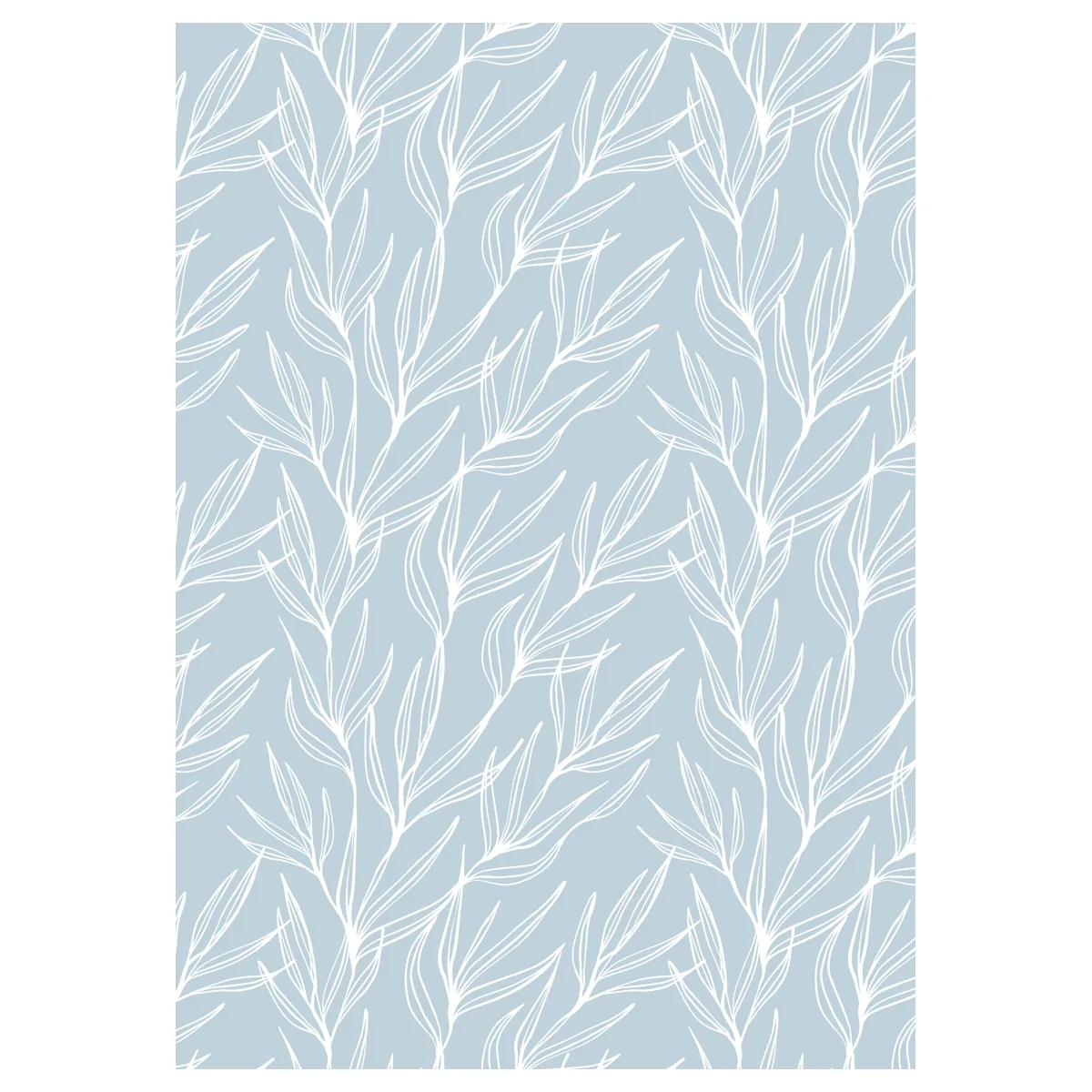 Упаковочная бумага глянц. 70*100см, MESHU "Flowers", 80г/м2