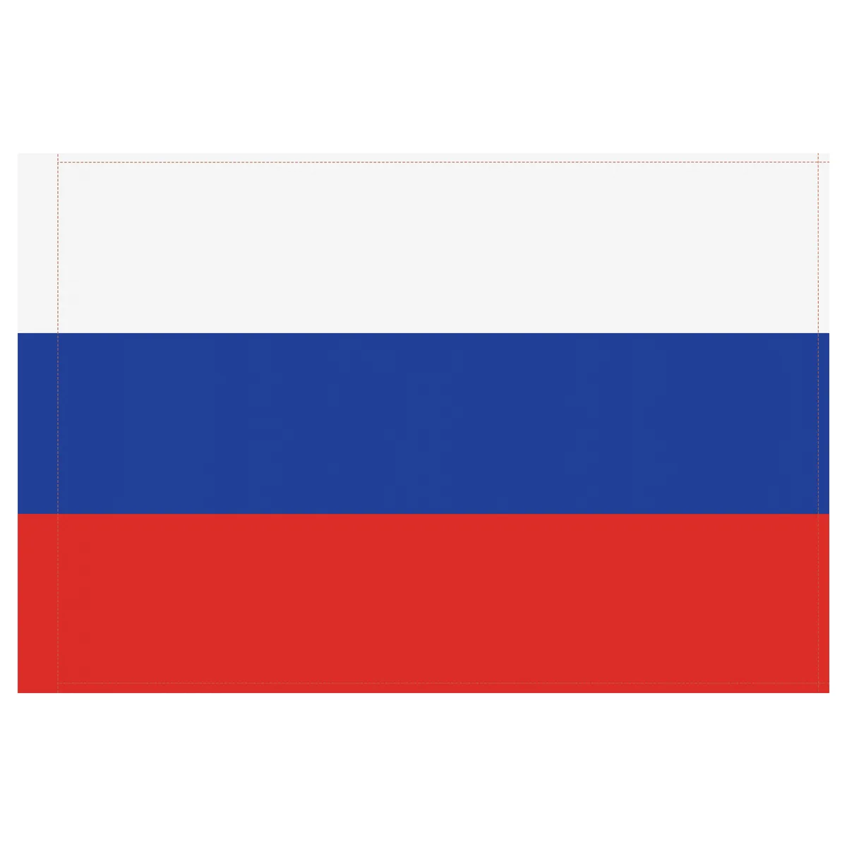 Флаг РФ 90*135см, пакет с европодвесом