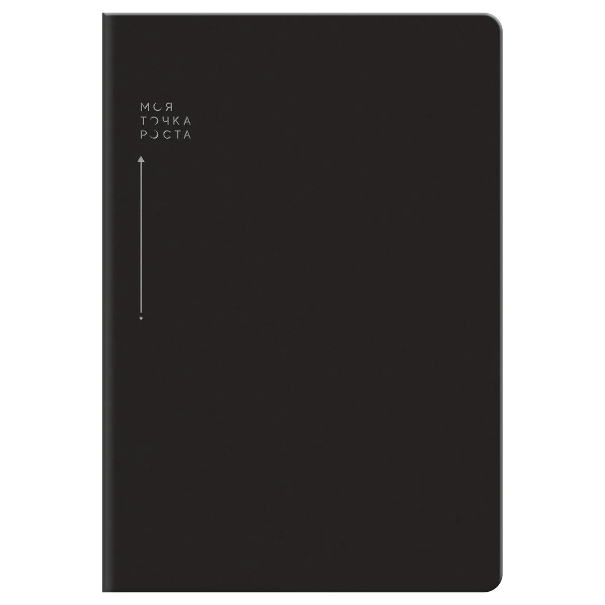 Записная книжка А5, 96л., BG "Смыслы", кожзам, линия, черный