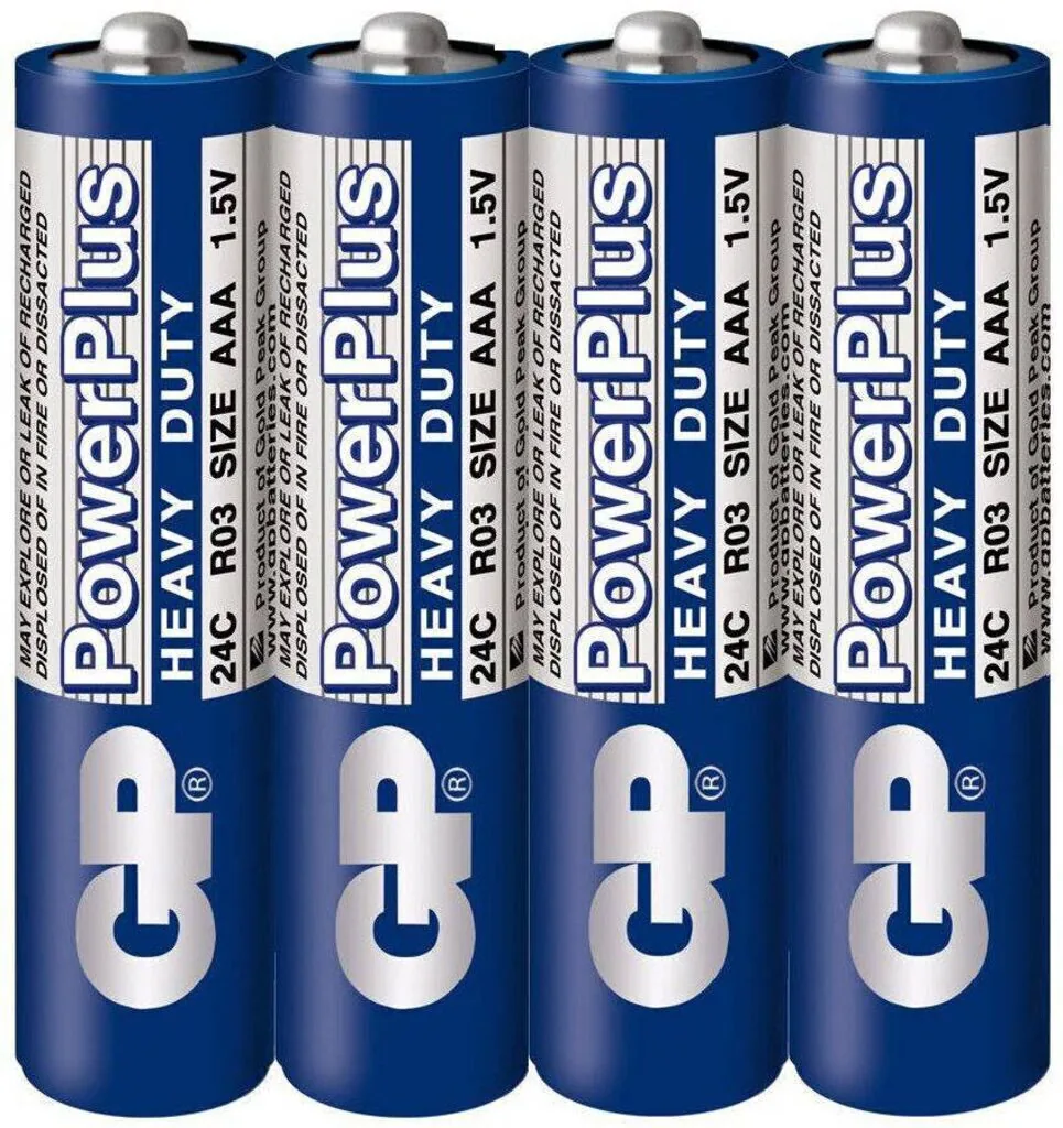 Батарейка R-03 (ААА) GP PowerPlus, солевая, цена за 1 шт