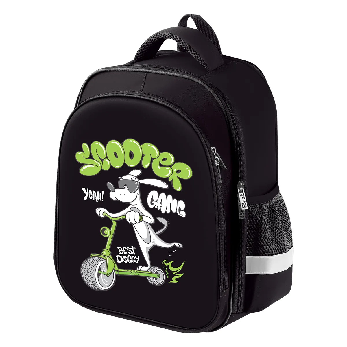 Ранец Först School Light "Scooter" 35*29*12см, 2 отделения, 2 кармана, анатомическая спинка