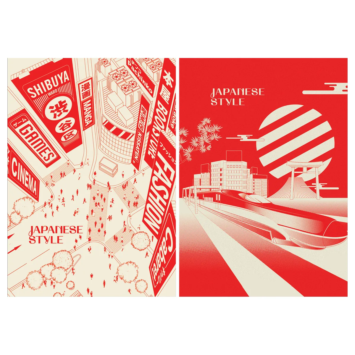 УЦЕНКА - Тетрадь 48л., А5, клетка Greenwich Line "Japanese style", матовая ламинация, ЕВРО (осн 359214)