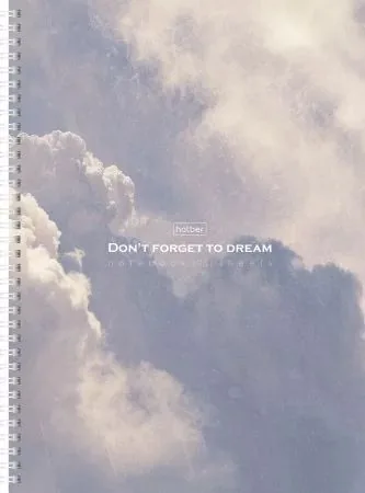 Тетрадь А4 7БЦ  96л кл. гребень Hatber "Dream" глянц.лам., перф.на отрыв