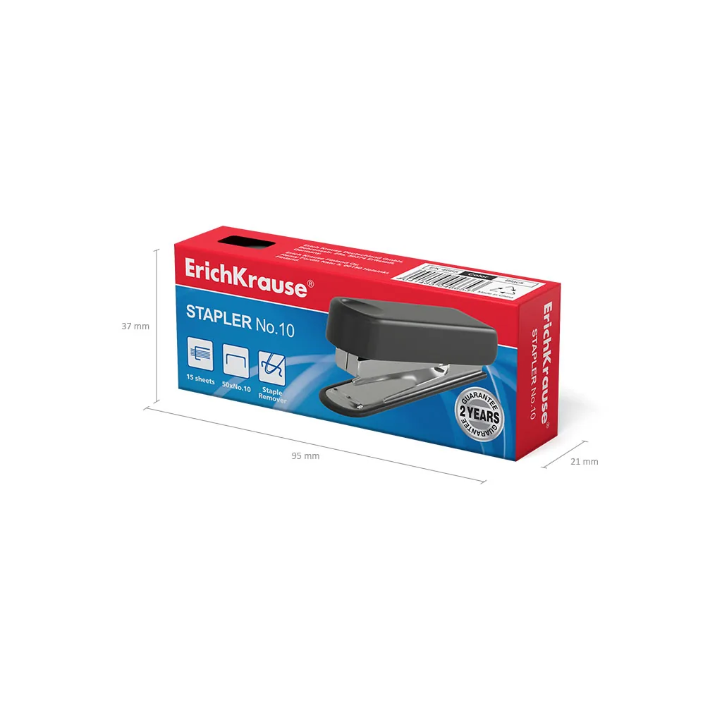Степлер ЕК 10 до 15л. EasyPress Classic, черный
