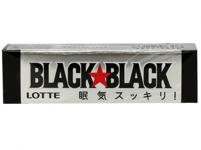 Жевательная резинка Блэк Блэк" Lotte" 26,1гр., /уп.15шт./