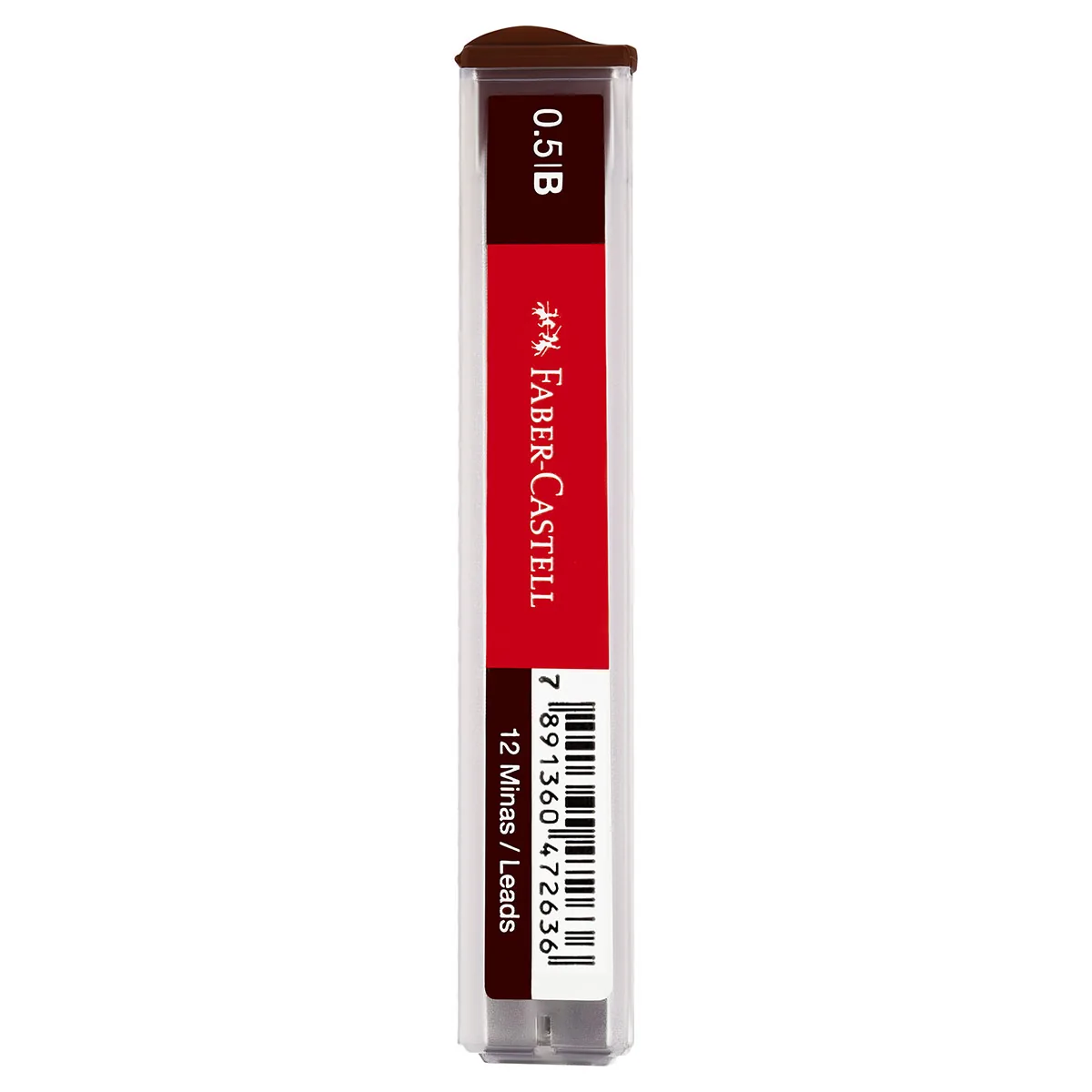 Грифели для механических карандашей Faber-Castell "Polymer", 12шт., 0,5мм, B
