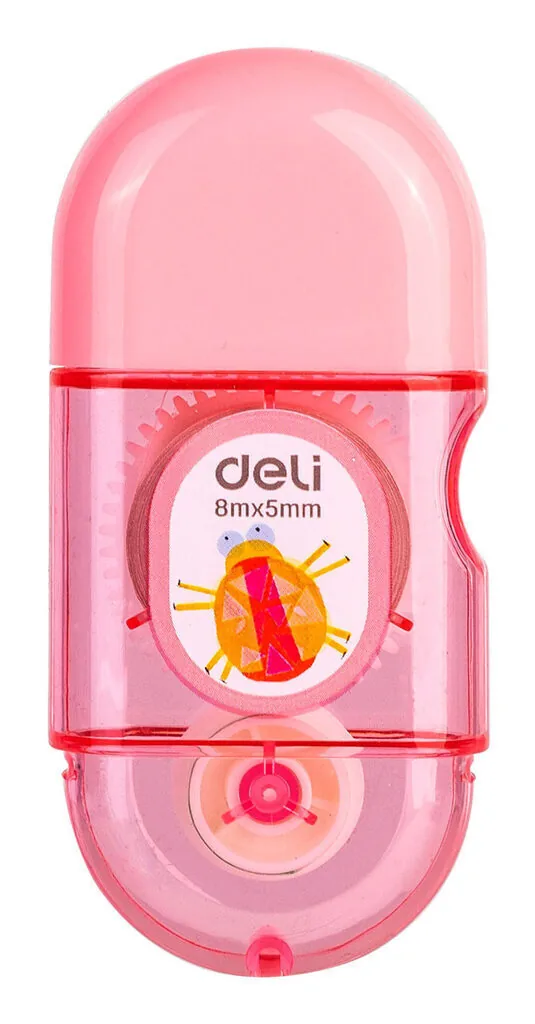 Корректирующая лента Deli 5мм*8м, ассорти