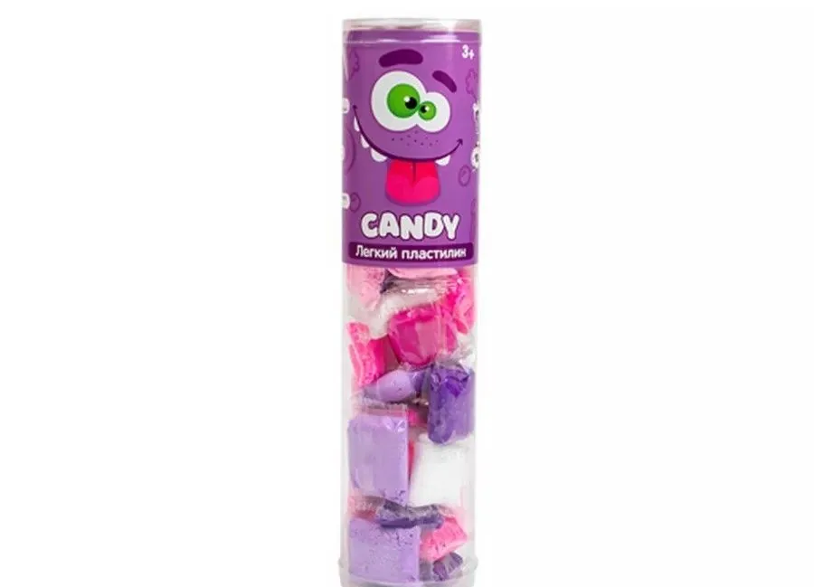 Пластилин супер легкий   6цв*10гр, Crazy Clay. Candy