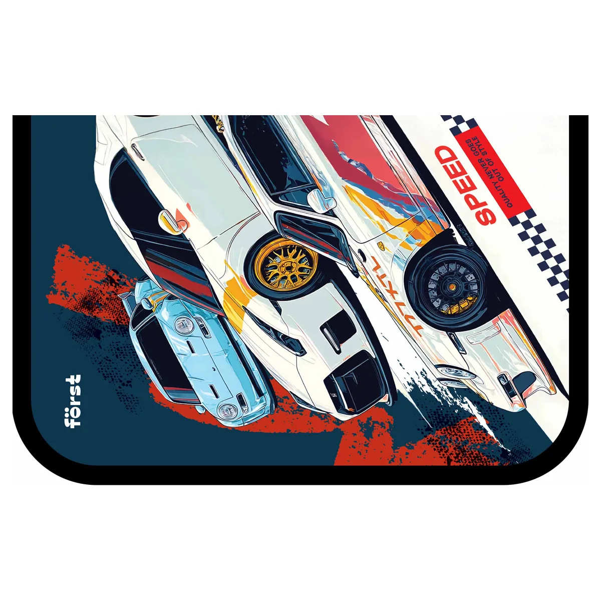 Пенал 1 отделение, 200*130 Först "Speed" (Скорость), ткань
