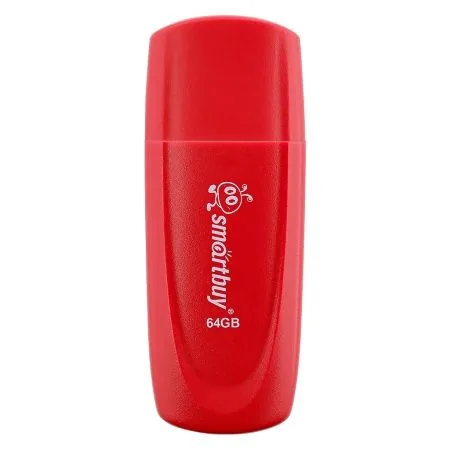Флеш-драйв  64 GB UFD 2.0 Smartbuy Scout Red