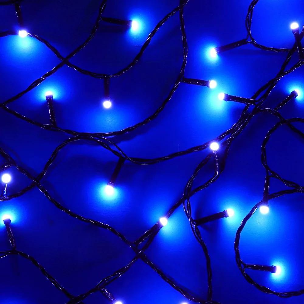 Гирлянда электрическая 20м 200LED светодиодная, 8 режимов, 220В, белый