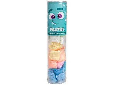 Пластилин супер легкий   6цв*10гр, Crazy Clay. Pastel