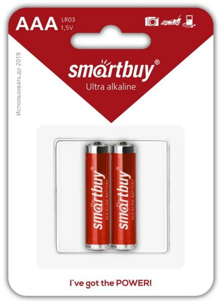 Батарейка LR-03 (ААА) Smartbuy, блистер, цена за 1 шт