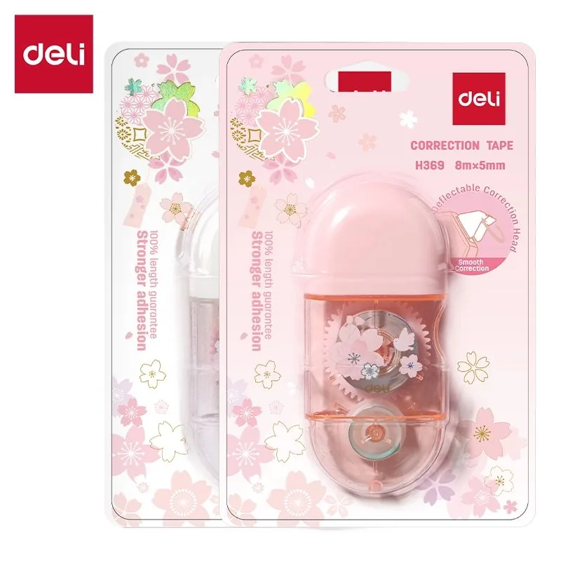 Корректирующая лента Deli 5мм*6м, ассорти