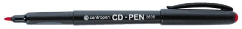 Маркер перманентный 1,0мм,красный, для CD