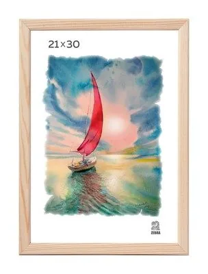 Фоторамка дерево 21*30см. 1600 (НЕкрашеная)