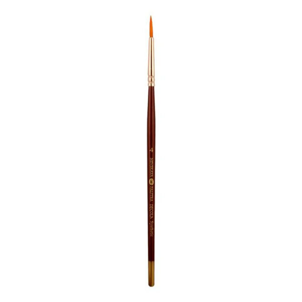 Кисть синтетика круглая   4 "Decola"