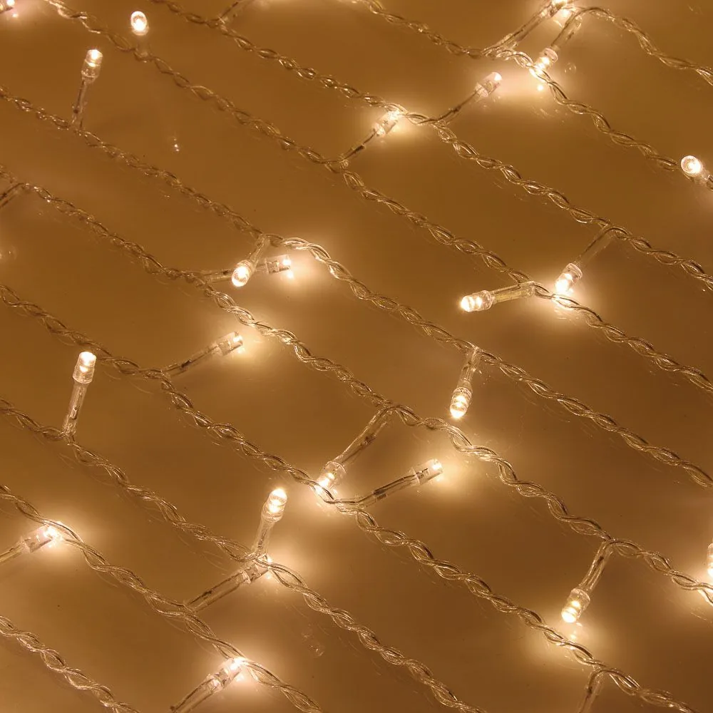 Гирлянда улич. электрическая Бахрома 2*0,5м 96LED светодиодная 220В, шампань