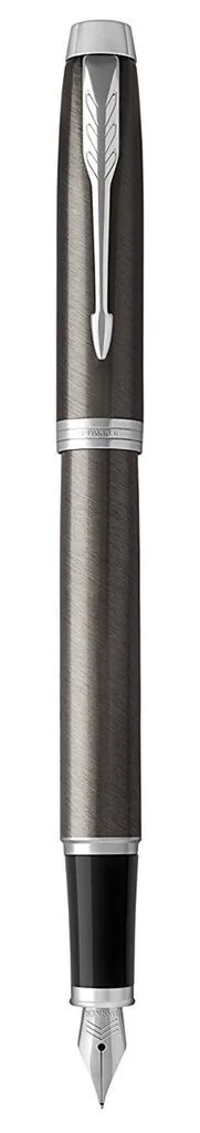 Parker IM Core Перьевая ручка  F321 Dark Espresso CT F сталь нержавеющая