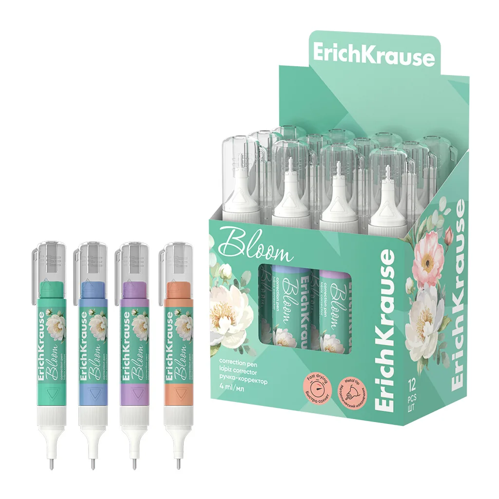 Корректирующий карандаш EK  4мл. Pastel Bloom спирт. основа