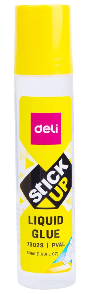 Клей жидкий Deli 50 мл. прозрачный